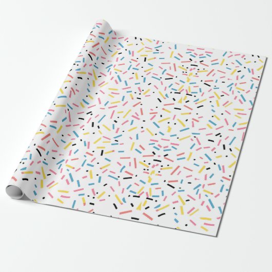 Birthday Sprinkles Candy Pattern Geschenkpapier (Ungerollt)
