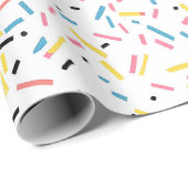 Birthday Sprinkles Candy Pattern Geschenkpapier (Rolleneckpunkt)