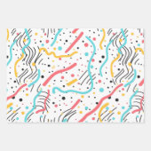 Birthday Sprinkles Candy Pattern Geschenkpapier Set (Vorderseite)