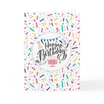 Birthday Sprinkles Candy Pattern