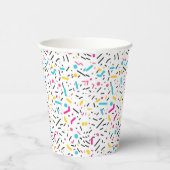 Birthday Sprinkles Candy Pattern Pappbecher (Rechts)