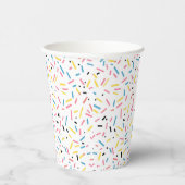 Birthday Sprinkles Candy Pattern Pappbecher (Rechts)