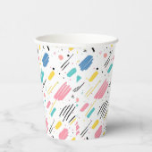 Birthday Sprinkles Candy Pattern Pappbecher (Rechts)