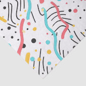 Birthday Sprinkles Candy Pattern Seidenpapier (Detail)