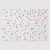 Birthday Sprinkles Candy Pattern Seidenpapier (Vorderseite)