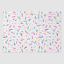 Birthday Sprinkles Candy Pattern Seidenpapier