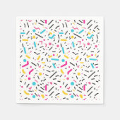 Birthday Sprinkles Candy Pattern Serviette (Vorderseite)
