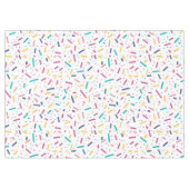 Birthday Sprinkles Candy Pattern Tablecloth Tischdecke (Vorderseite (Horizontal))