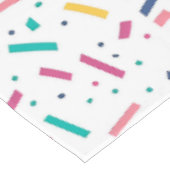 Birthday Sprinkles Candy Pattern Tablecloth Tischdecke (Schrägansicht)