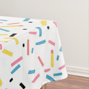 Birthday Sprinkles Candy Pattern Tischdecke