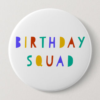 Birthday Squad Button Abzeichen Kinder Gastgeschen