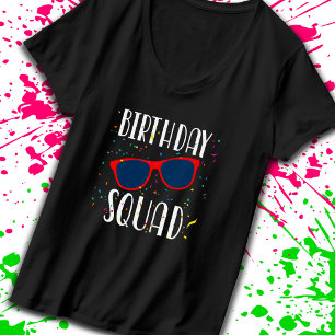 Birthday Squad Cool Fun Niedlich Matching Party T-Shirt