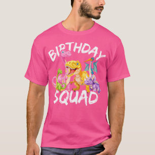 Birthday Squad Dino Kindergeburtstag Boy Dinosaur T-Shirt