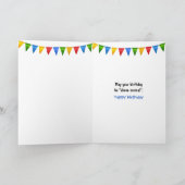 Birthday Squirrel Karte (Innenseite)