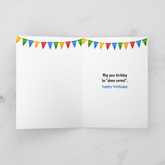 Birthday Squirrel Karte (Innenseite)