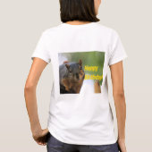 Birthday Squirrel T-Shirt (Rückseite)