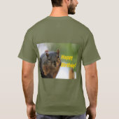 Birthday Squirrel T - Shirt (Rückseite)