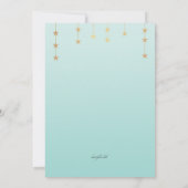 Birthday Star Foto Einladung (Rückseite)