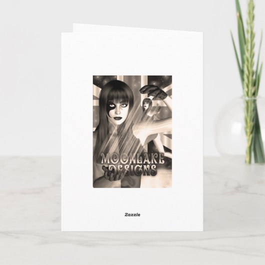 Birthday Steampunk Moonies Cutie Pie Karte (Rückseite)