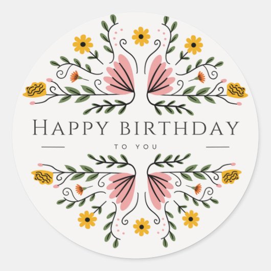 Birthday stickers (Vorderseite)