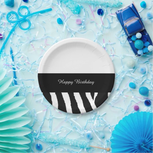 Birthday Strip Pappteller (Party)