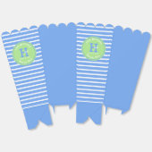Birthday Stripes Blue ⎮ White Green Fee Box Geschenkschachtel (Ungeklappt)