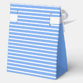 Birthday Stripes Blue ⎮ White Green Fee Box Geschenkschachtel (Rückseite)