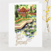 Birthday Summer Garden Karte (Gelbe Blume)