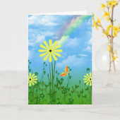 Birthday Summer Garden Karte (Gelbe Blume)