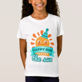 Birthday Sun läuft Niedlich T-Shirt