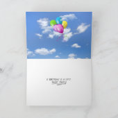 Birthday Sunflower Field Karte (Innenseite)