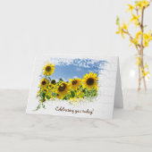 Birthday Sunflower Field Karte (Gelbe Blume)