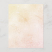 Birthday sunflower gelb orange Einladung Flyer (Hinten)