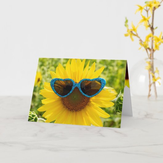 Birthday Sunflower Karte (Gelbe Blume)