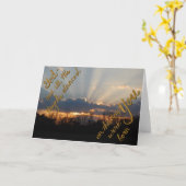 Birthday Sunrise Karte (Gelbe Blume)