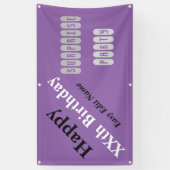 Birthday Surprise Party Banner (Vertikal)