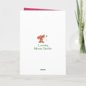 Birthday, Sweet Peas, Garden Flowers German Karte (Rückseite)