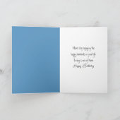 Birthday Swing Hanging From a Cumulus Cloud Karte (Innenseite)