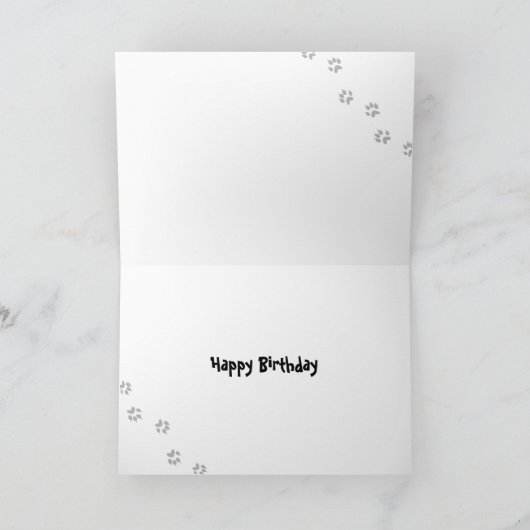 Birthday Syrian Hamster Karte (Innenseite)