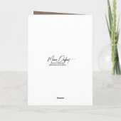 Birthday Tabby Cat Under a Kitchen Faucet Karte (Rückseite)