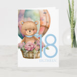 Birthday Teddy Bären Ballon 18TH Karte<br><div class="desc">Birthday Teddy Bären Ballon 18TH Card Sweet Baby Teddy tragen personalisierte Babykarte für einen Jungen. Wir können frühzeitig warten. Klicken Sie auf die Schaltfläche "Anpassen!",  um die Textgröße,  Textfarbe,  den Stil des Schriftartes und mehr zu ändern!</div>