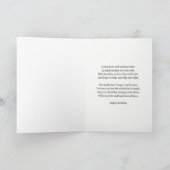 Birthday Teddy Bear Hugs Karte (Innenseite)