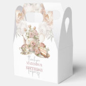 Birthday Tee Party Schönes Blumengestein Personali Geschenkschachtel (Geöffnet)