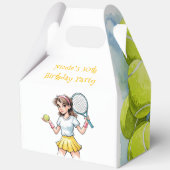 Birthday Tennis Ace Girl Geschenkschachtel (Vorderseite)