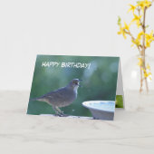 Birthday Thrasher Karte (Gelbe Blume)