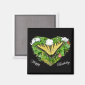 Birthday Tiger Frack Butterfly Items Magnet (Vorderseite/Rückseite)