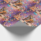 Birthday Tiger Geschenkpapier (Ecke)