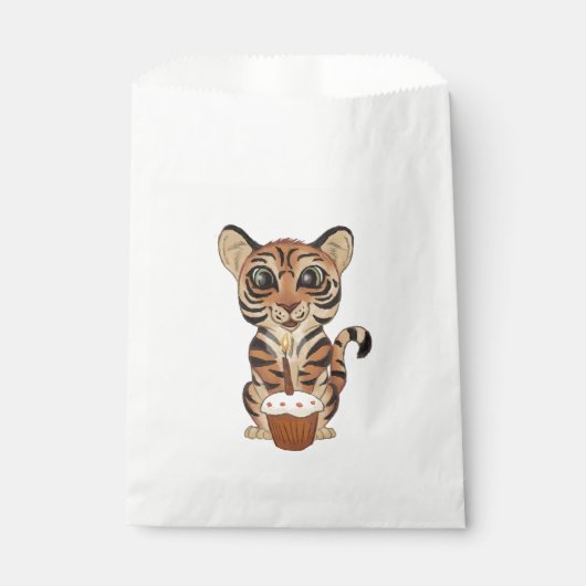 Birthday Tiger Geschenktütchen (Vorderseite)