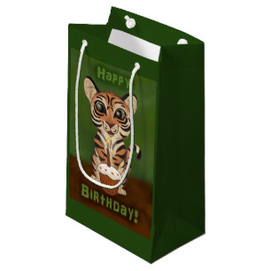 Birthday Tiger Kleine Geschenktüte