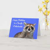 Birthday To Orthodontist Greeting Card Karte (Gelbe Blume)